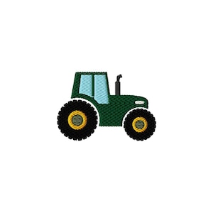 Boerderijtractor mini-opvulsteekbestand machineborduurontwerp (9 maten, direct downloaden)