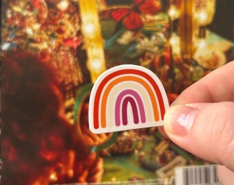 Lesbian Pride Rainbow Sticker