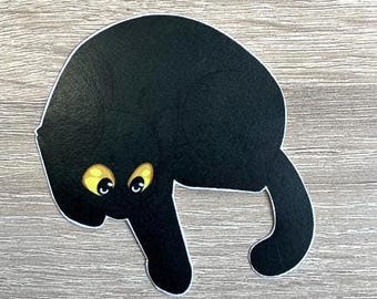 Schwarze Katze Sticker