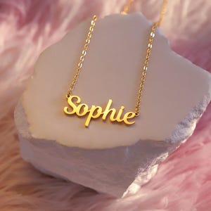Custom Gold Name Necklace, Silver Kids Name Necklace, Child Name Necklace, Personalized Jewelry Necklace, Name Necklace for Women, Best Gift