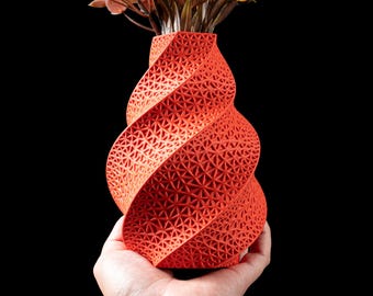 Modern Flower Vase for Dried Flowers, Elegant Home Decor, Unique Gift for Flower Lovers, Contemporary Indoor Vase, Stylish Table Centerpiece