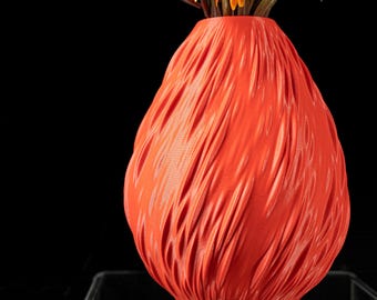 Vase for Dried Flowers, Home Decor, Spring Centerpiece & Gift for Her Flower Arrangements, 3D Printed