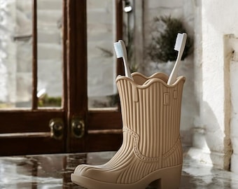 Western Decor, Pen, Toothbrush Holder, Vase Dried Flowers, Rustic Charm for Home Organization