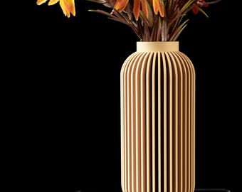Yao Flower Vase Modern Minimalist Home Decor Dried Flower Display Contemporary Tabletop Accent Eco-Friendly Sculptural Gift Flower Lovers