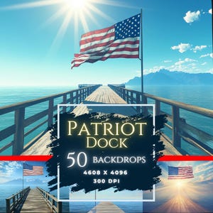 4th of July Backdrop, Patriotic USA Studio Backdrop, Vintage American Flag Background, Memorial Day Photo Prop, USA Flag Backdrop