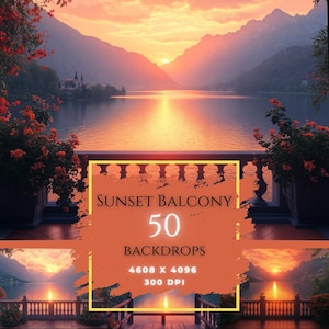 50 Summer Sky Overlays, Romantic Sunset Sky, Dramatic Cloud Overlays, Photoshop Backdrops, Digital Sky Textures for Editing