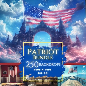 4th of July Backdrop, Patriotic USA Studio Backdrop, Vintage American Flag Background, Memorial Day Photo Prop, USA Flag Backdrop