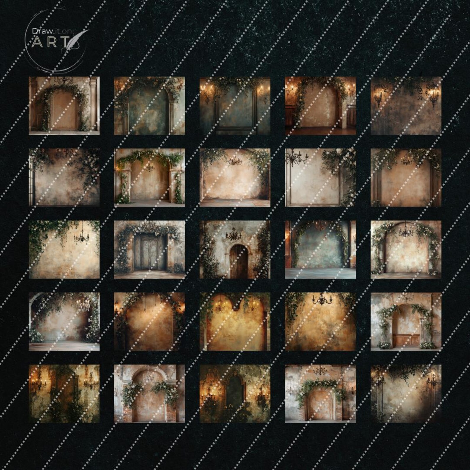 Master Background Design 100 Old Master Backgrounds, Studio Backdrop, Studio Overlays, Digital ...