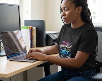 Real Developers Use .NET Tee | Programmer Coding Shirt