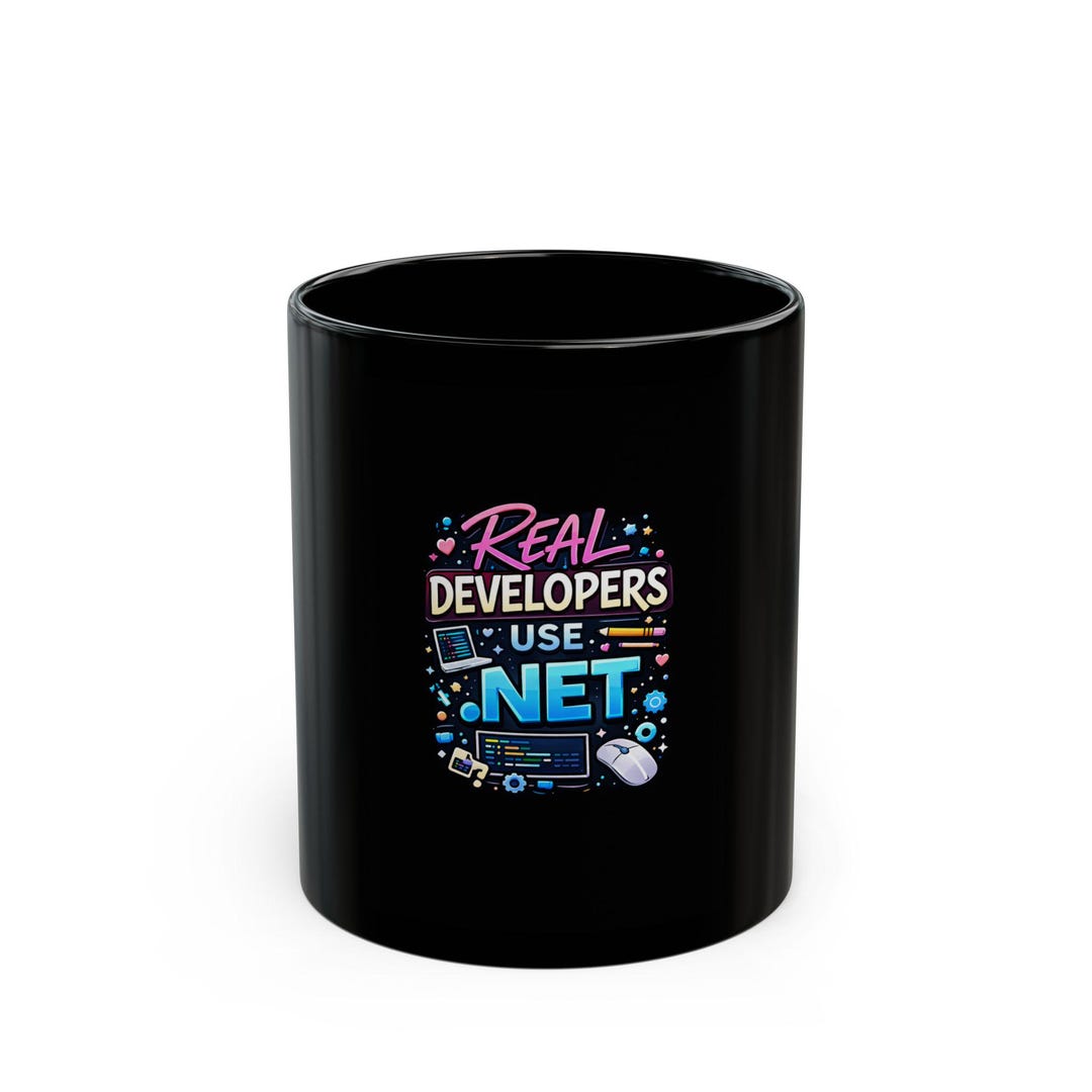 Real Developers Use .NET Mug | Coder Programmer Coffee Cup - Etsy