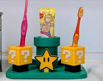 Super Mario Toothbrush Holder