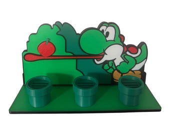 Yoshi Nintendo Switch 2 Stand with 3 Game Storage Tubes (Charger Not Included)