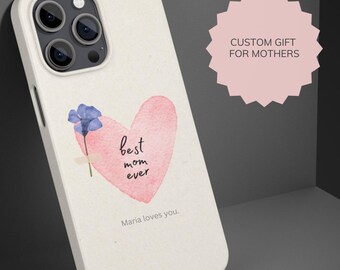 Funda para iPhone personalizada "Mamá siempre" / Regalo para el Día de la Madre