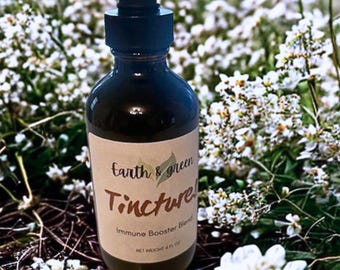 Immune Boost Tincture, Elder Plant and Turmeric