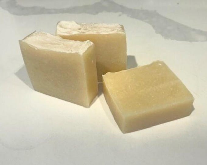 Jasmine Creme Floral Soap Bar with Ylang Ylang and Patchouli Essential Oils