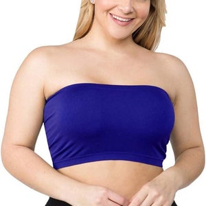 Women&#39;s Sexy Y2K Sleeveless Stretchy Solid Casual Strapless Summer Crop Tube Top Regular - Plus Size
