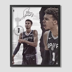 Victor Wembanyama Poster, Spurs Wandkunst, San Antonio Spurs Poster, NBA Poster, NBA, Wembanyama, Digitaldruck, herunterladbar