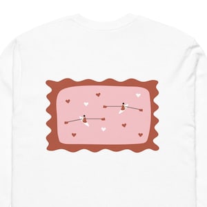 Hand-Illustrated Rowing Long-Sleeve Tee (Valentine's Day Collection)