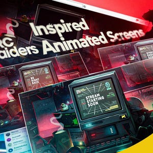 Arc Raider Animated Screens Overlay 4k Mp4 | Twitch Youtube