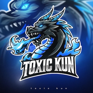 Custom Gaming Mascot Logo: Esports Team, Twitch, YouTube