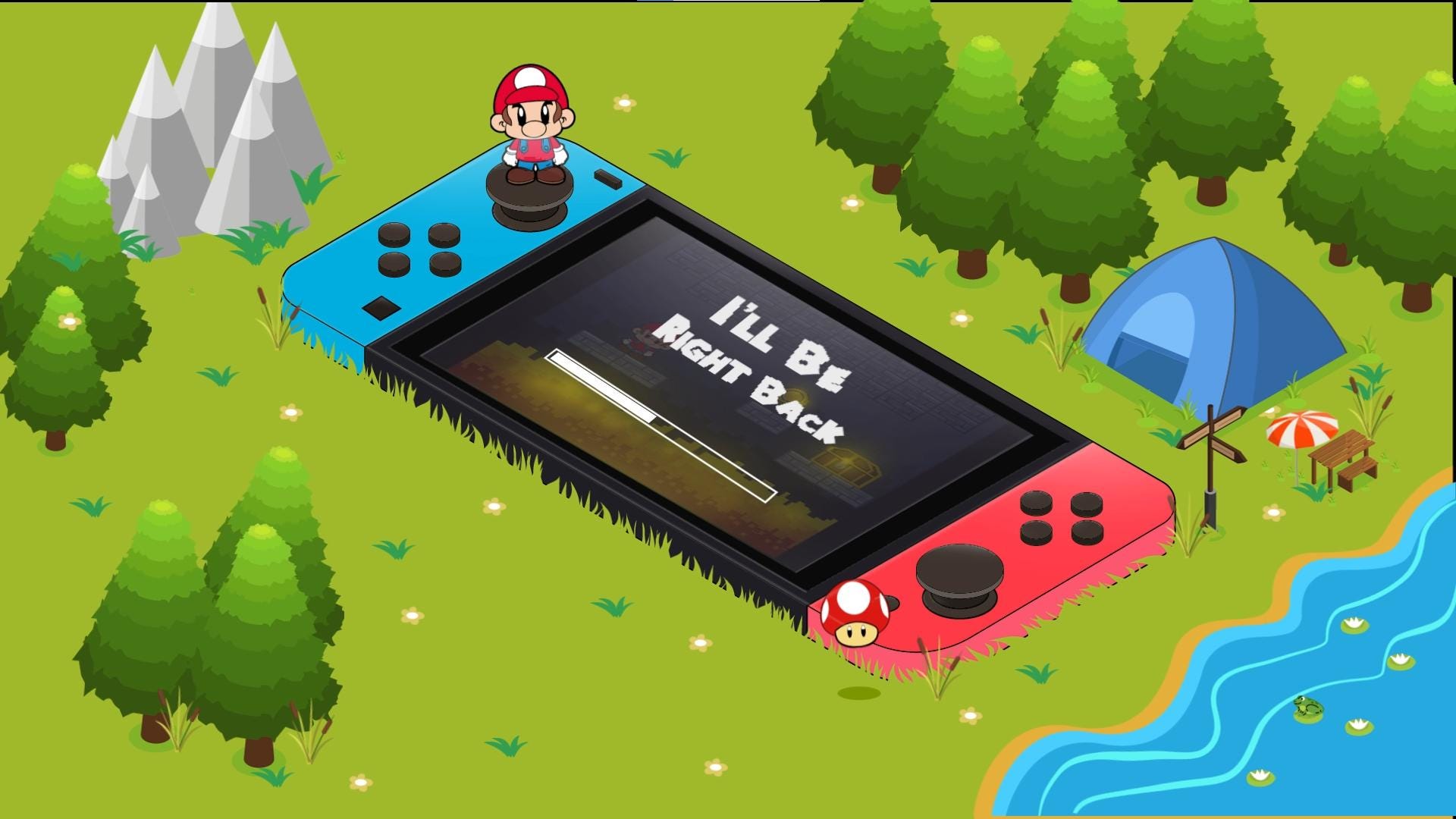 Animated Super Mario Twitch Stream Pack: Overlay Scenes - Etsy