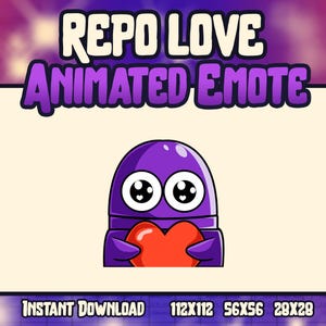 R.E.P.O Love Animated Emotes | R.E.P.O Emotes | Twitch | Discord