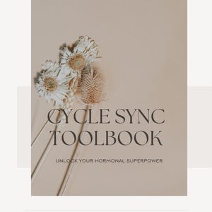 Cycle Syncing Guide | Menstrual Cycle Planner | Hormone Balance & Wellness Workbook | Digital Download