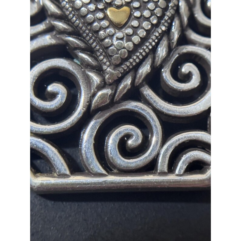 Brighton Silver Tone Picture Frame Pendant Necklace image 8