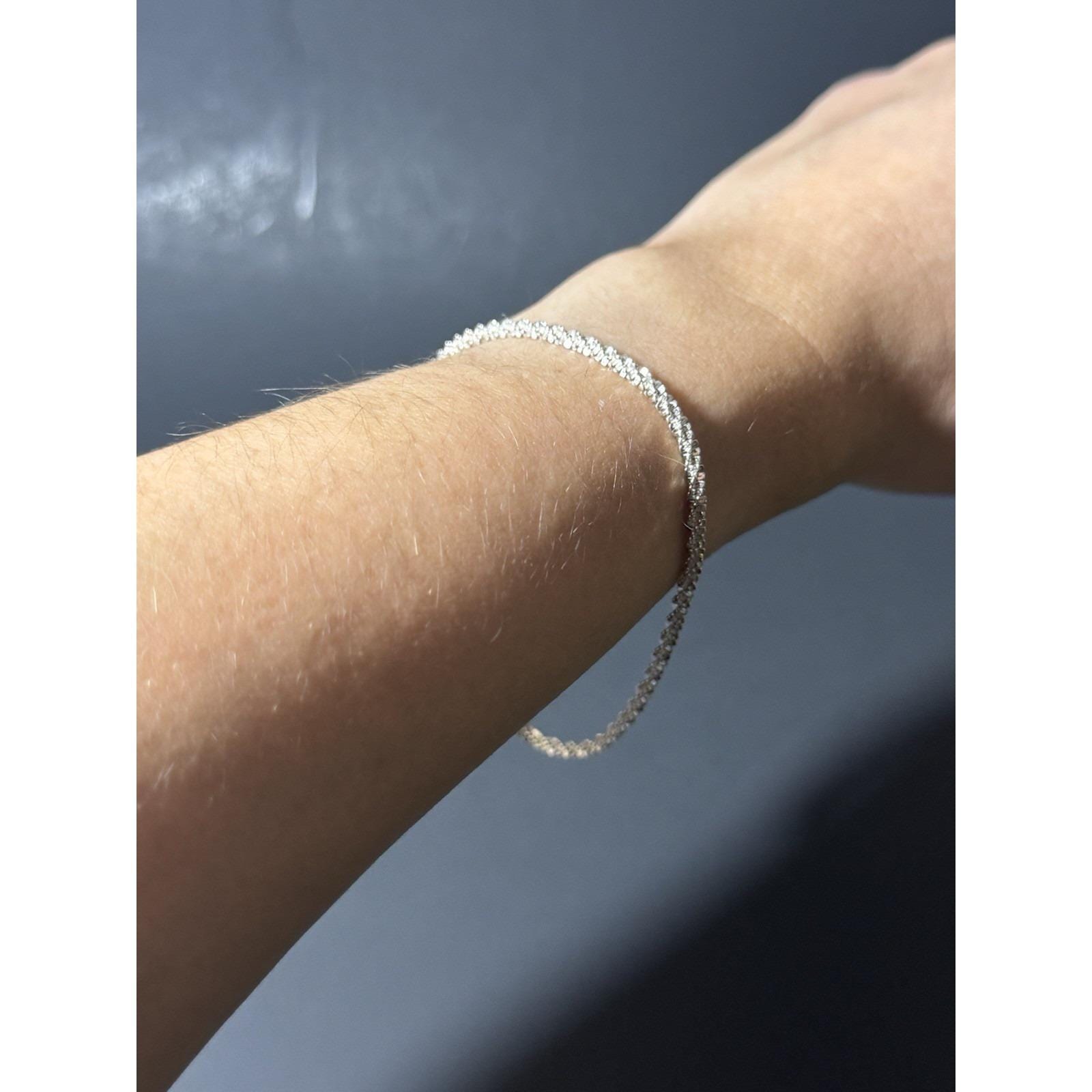 Vintage Marked Italy Silver Chain Bracelet - Etsy