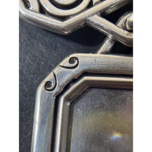 Brighton Silver Tone Picture Frame Pendant Necklace image 9