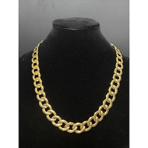 Collar vintage Napier con eslabones en tono dorado patentados.