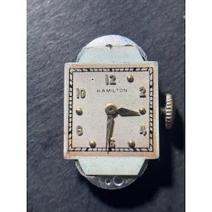 Vintage Hamilton 17j 721 manuellt uppdraget armbandsur, urverk, BETALNINGSDELAR!!!! bild 1
