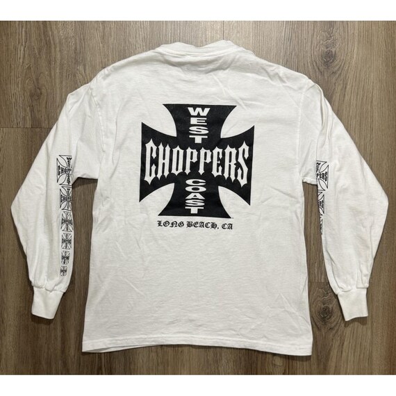 Vintage Youth Y2K West Coast Choppers Long Sleeve Shirt Youth Size