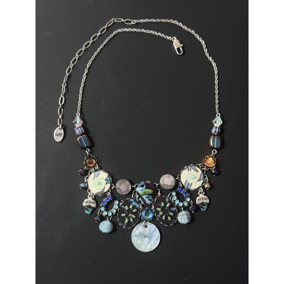 Ayala Bar Handcrafted Beaded And Textile  Necklace View 3