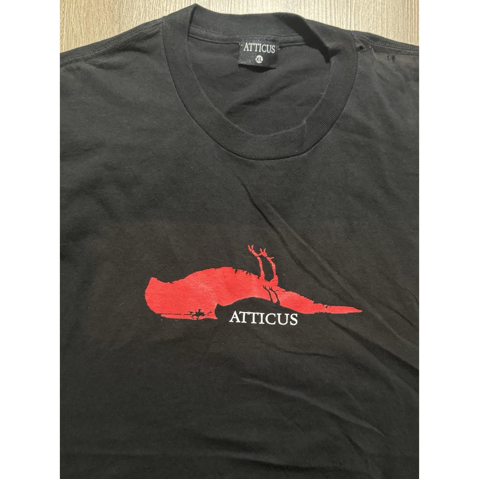 Vtg Authentic ATTICUS Brand Logo T-shirt Sz XL Blink 182 * RARE! NEW* Pop Punk