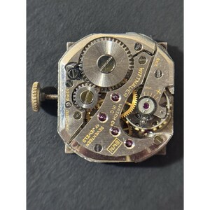 Vintage Wittnauer 17 Jewels Watch Movement Only! For Parts! image 9