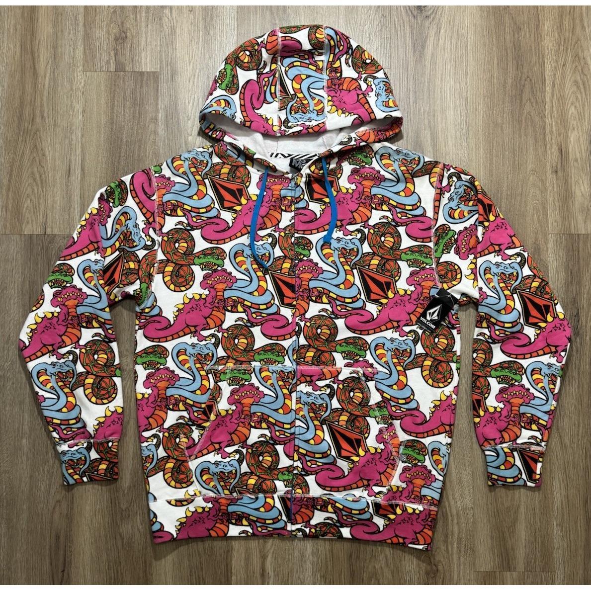 Y2K Volcom Creatures Full Zip Hoodie Size M - Etsy
