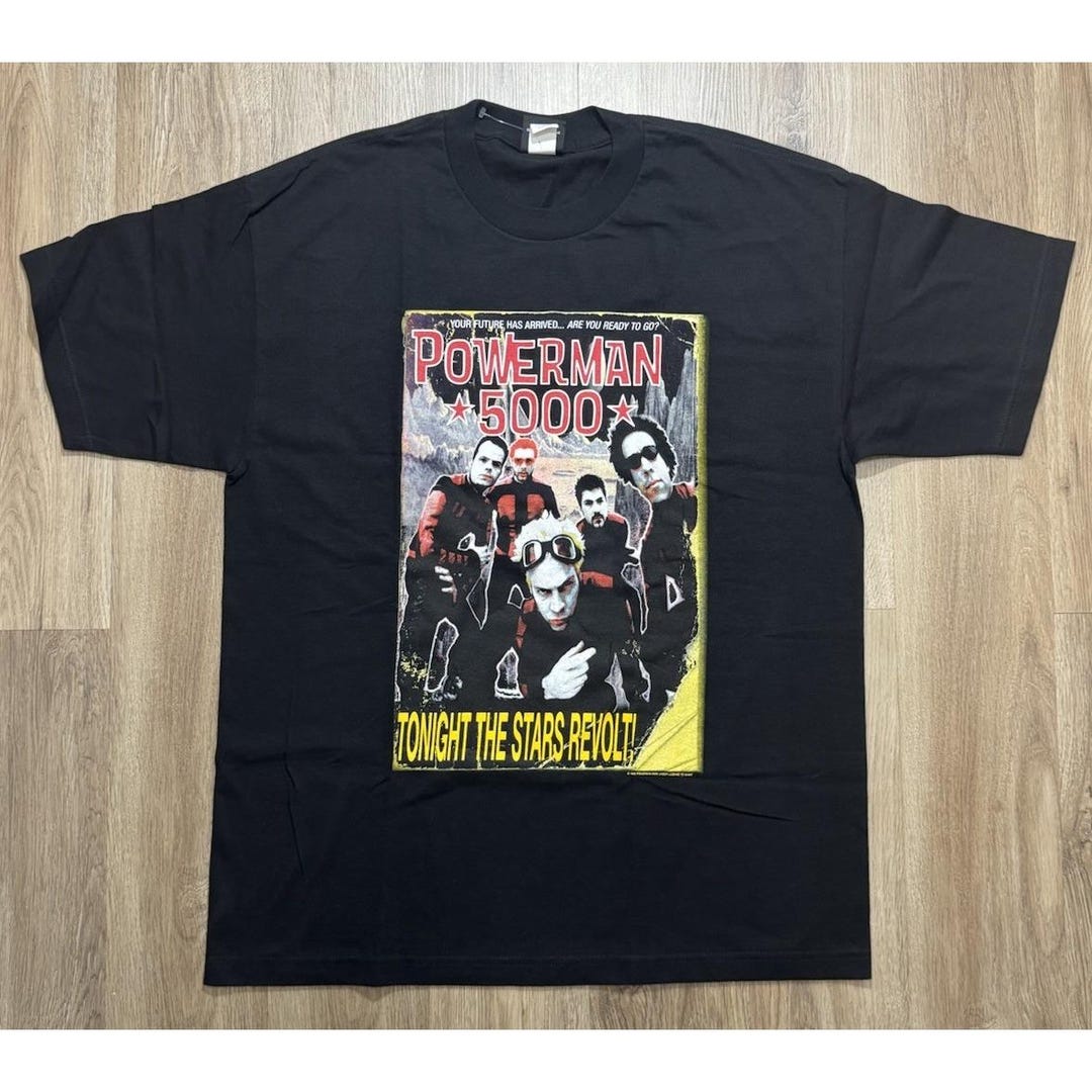レア 90s パワーマン5000 powerman 5000 Tシャツ XL 黒 il_1080xN.7361690835_29aj.jpg