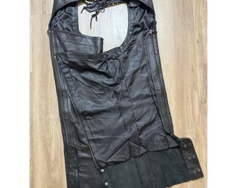Harley-davidson DELUXE Lined Leather Chaps 98091-06VS Size Large