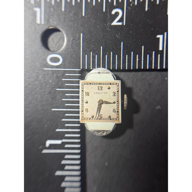 Vintage Hamilton 17j 721 manuellt uppdraget armbandsur, urverk, BETALNINGSDELAR!!!! bild 3
