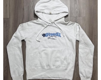 Y2K O'Neill Logo White Women Hoodie Size M
