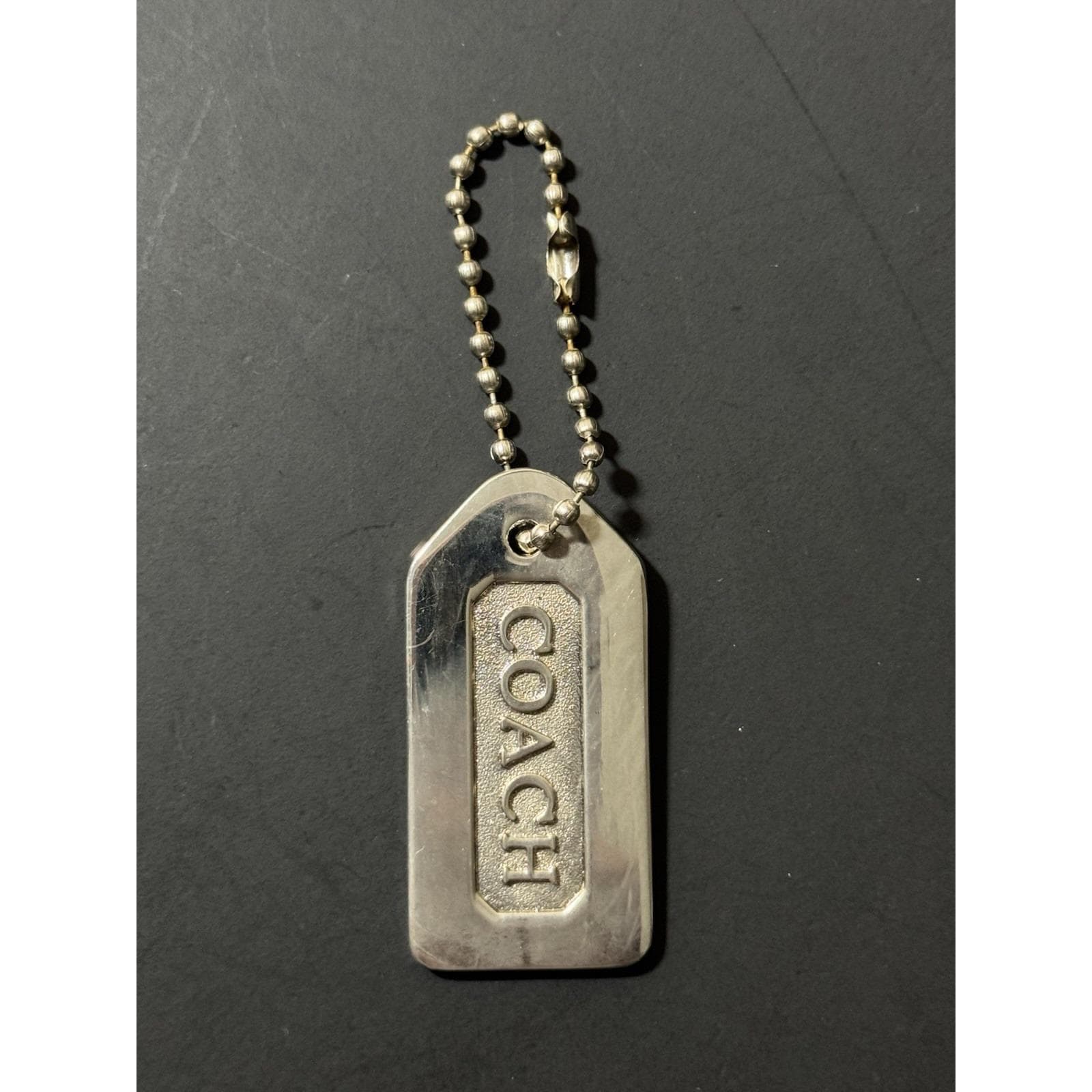 Vintage Coach Metal Hang Tag Purse Charm Keychain - Etsy
