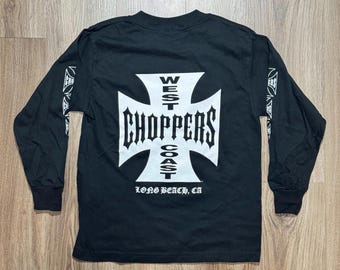 West Coast Choppers Sweatshirt: Y2K Biker Style Long Sleeve - Etsy