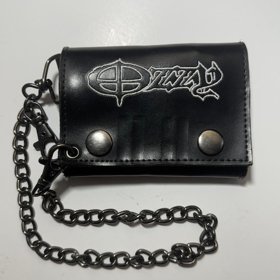 Y2K Genuine Leather Ozzy Osbourne Chain Wallet - Etsy