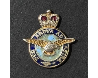 Vintage Royal Air Force-badge "Per Ardua AD Astra" voor onderdelen!