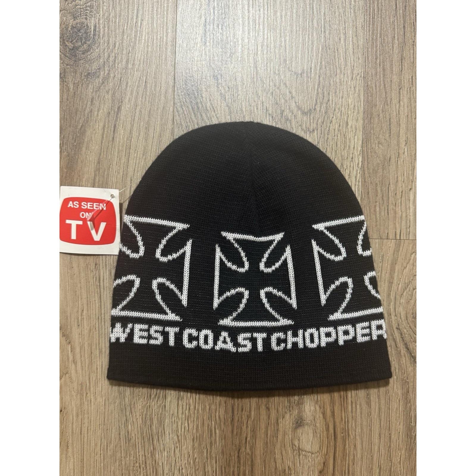 Vintage West Coast Choppers as Seen on TV Iron Cross Beanie Hat
