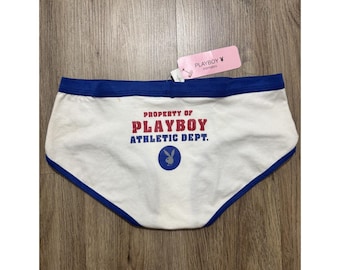 Y2K Vintage Playboy Property Of Playboy Bunny Head Briefs Underwear Size L