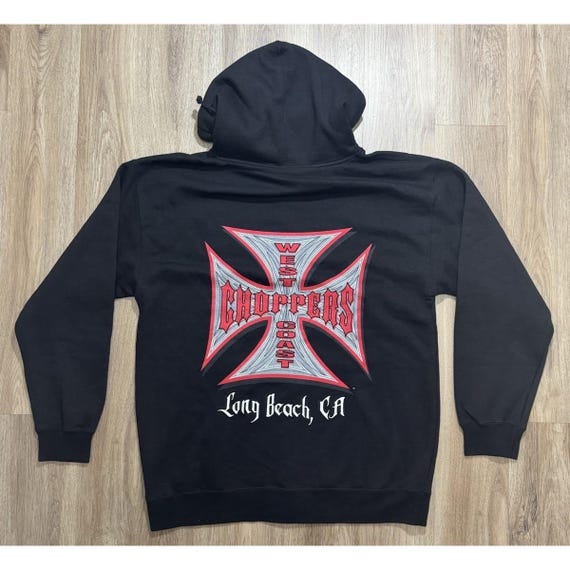 Vintage Y2K West Coast Choppers Black Hoodie Size L - Etsy Israel