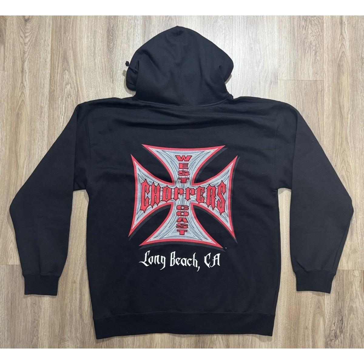 Vintage Y2K West Coast Choppers Black Hoodie Size L - Etsy Israel