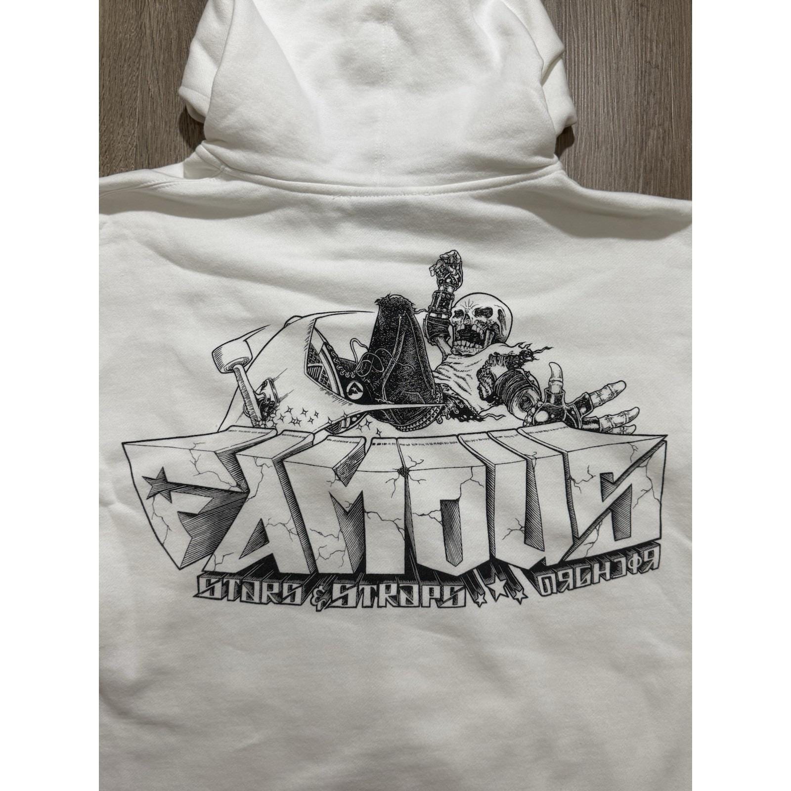 Y2K Famous Stars and Straps Skateboard Zip Hoodie Travis Barker